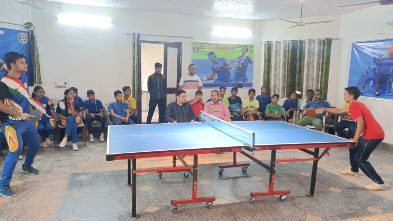 रोटरी क्लब कोटद्वार के तत्वावधान मे युवा प्रोत्साहन कार्यक्रम एवं गतिविधियो के अन्तर्गत तीन दिवसीय रोटरी टेबल टेनिस टूर्नामेन्ट 2022 प्रारम्भ हुआ,,,।