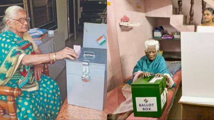85 वर्ष से अधिक 9993 मतदाताओं में से 8680 ने मतदान कर लिया,,,।