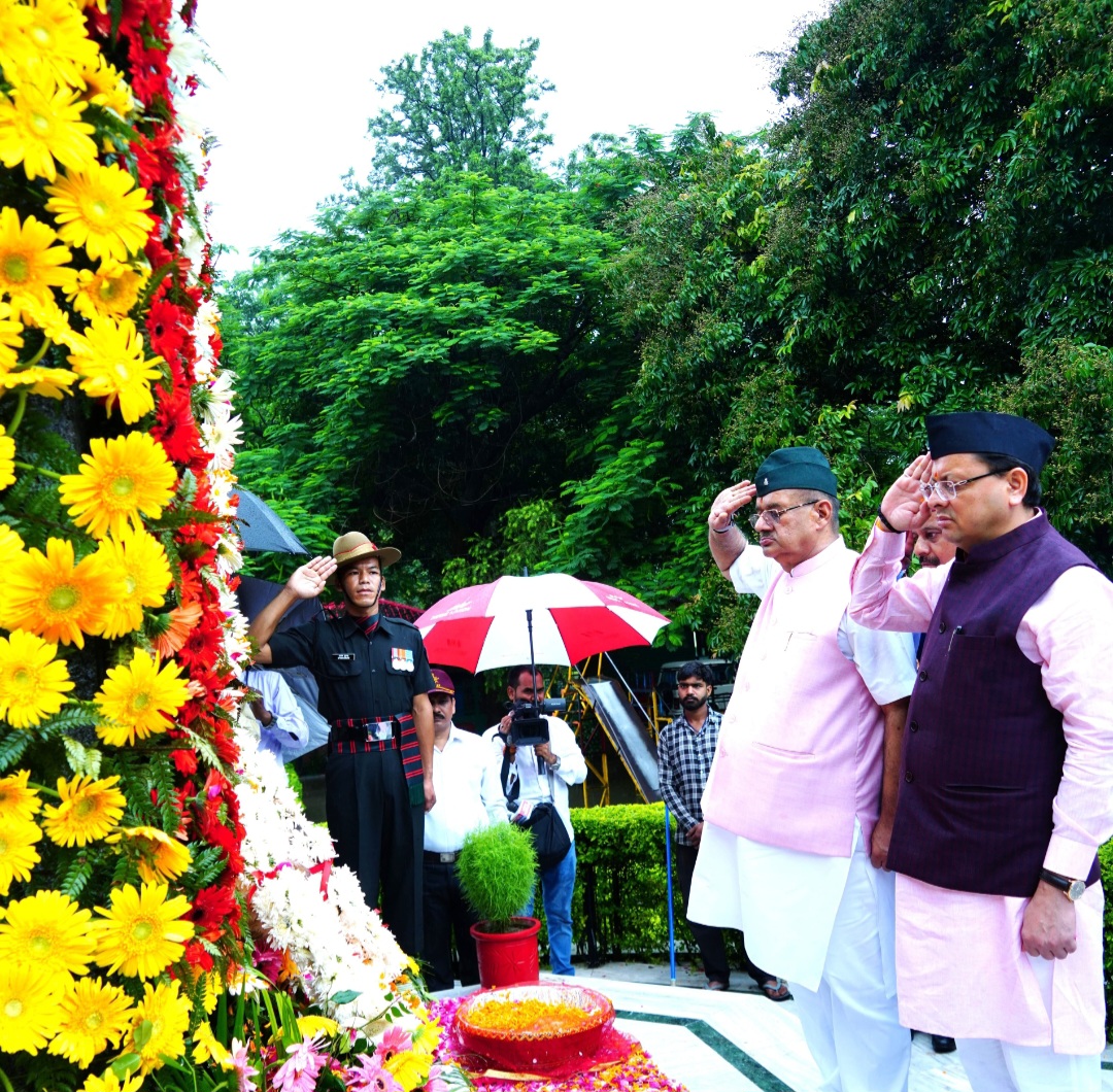 कारगिल विजय दिवस के अवसर पर मुख्यमंत्री धामी ने 04 घोषणाएं की,,,।