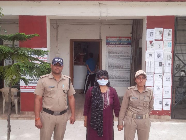 कोटद्वार: पुलिस ने चेक बाउंस संबंधी मामले में महिला वारंटी को किया गिरफ्तार,,,।