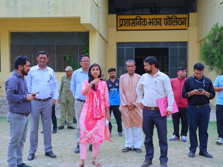 शशिधर भट्ट स्पोर्ट्स स्टेडियम, कोटद्वार का निरीक्षण: व्यवस्थाओं में सुधार के लिए सख्त निर्देश, 15 दिन में कार्य पूर्ण करने की समय।सीमा तय,,,।